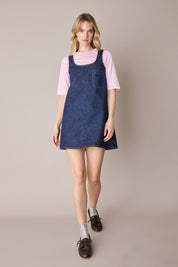 Abito a trapezio in denim