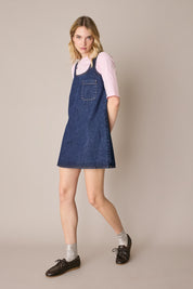 Abito a trapezio in denim
