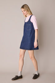 Abito a trapezio in denim
