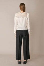 Pleated Wool Trousers