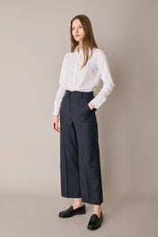 Pleated Wool Trousers