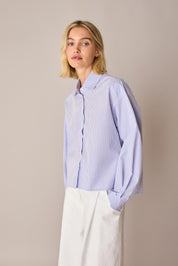 Camicia boxy in cotone