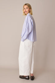 Camicia boxy in cotone