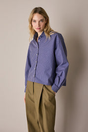 Camicia boxy in cotone