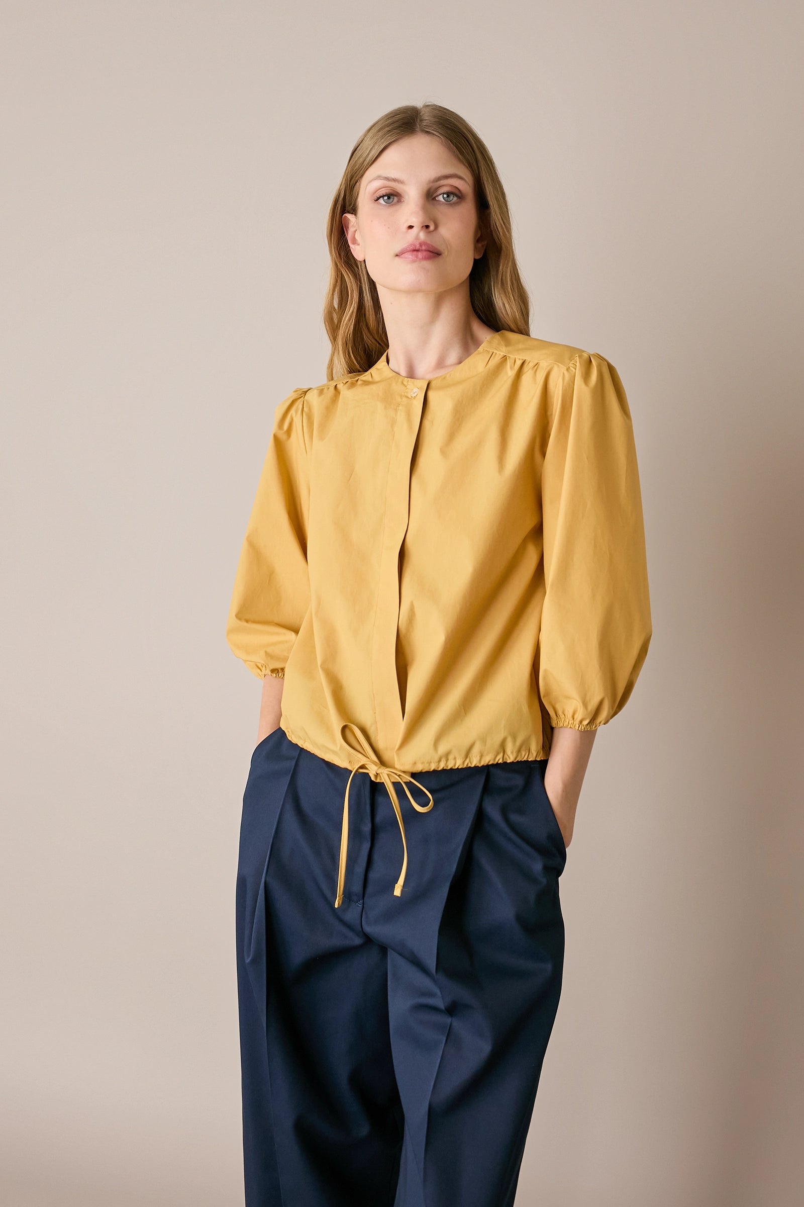 Camicia arricciata