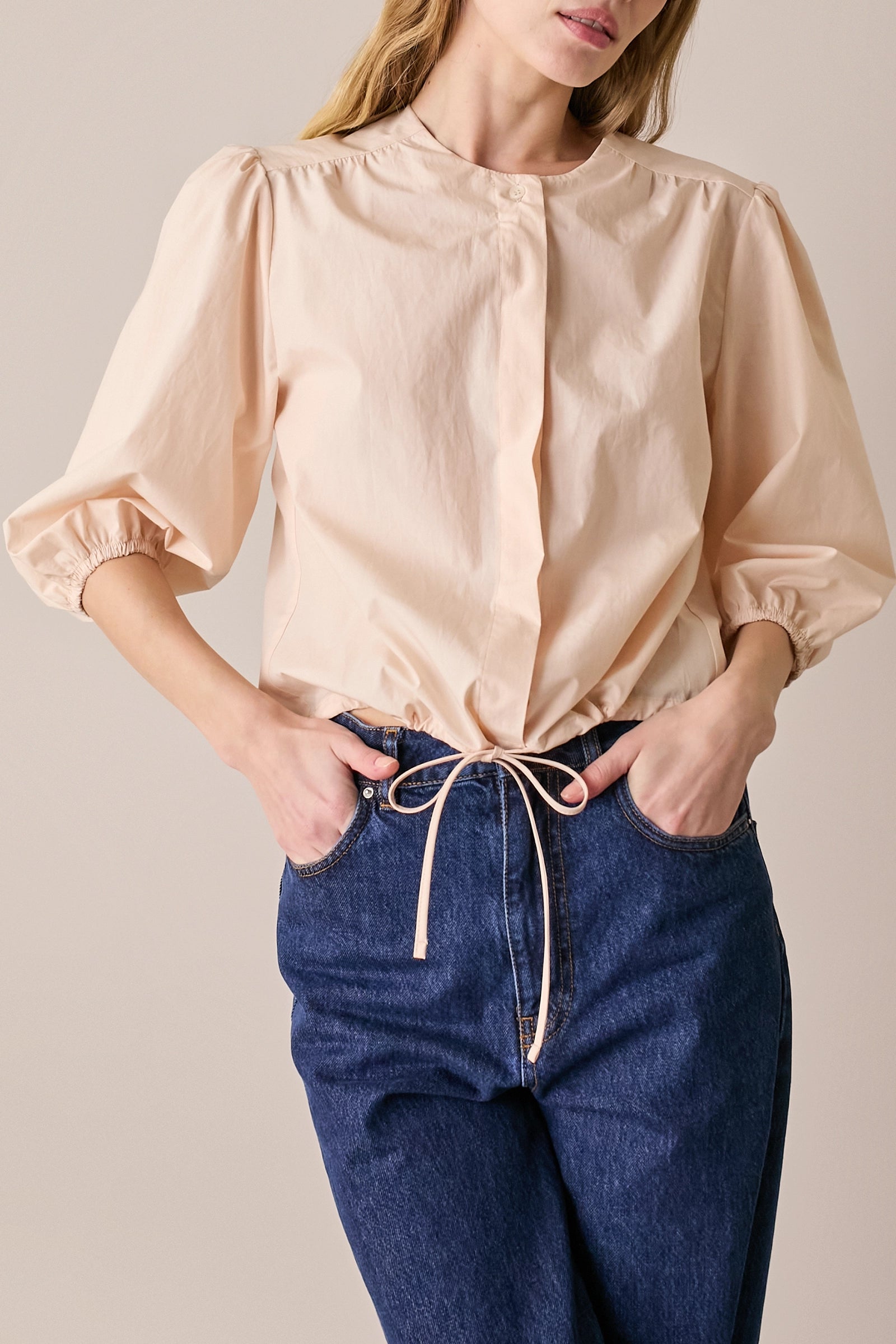 Camicia arricciata