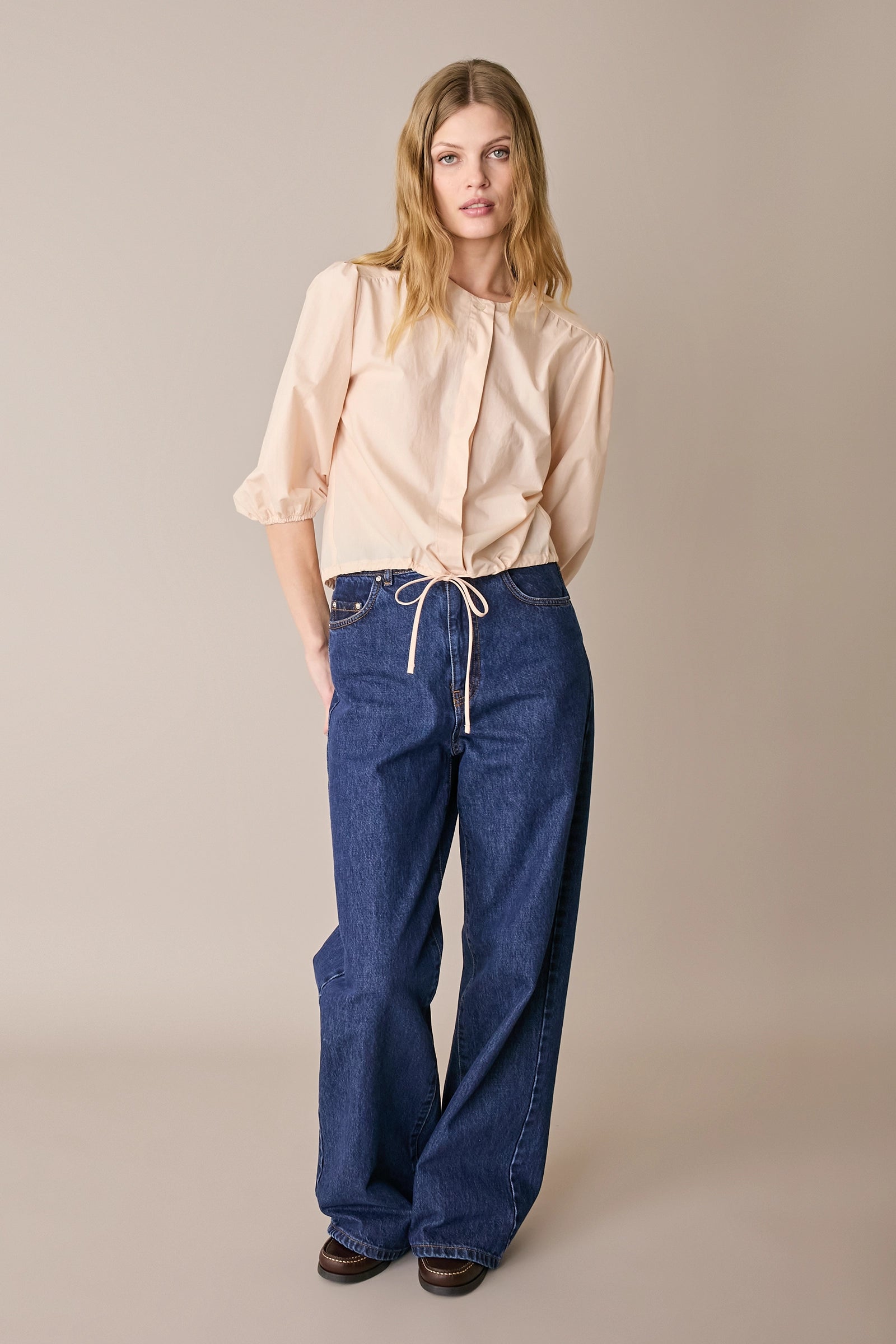 Camicia arricciata