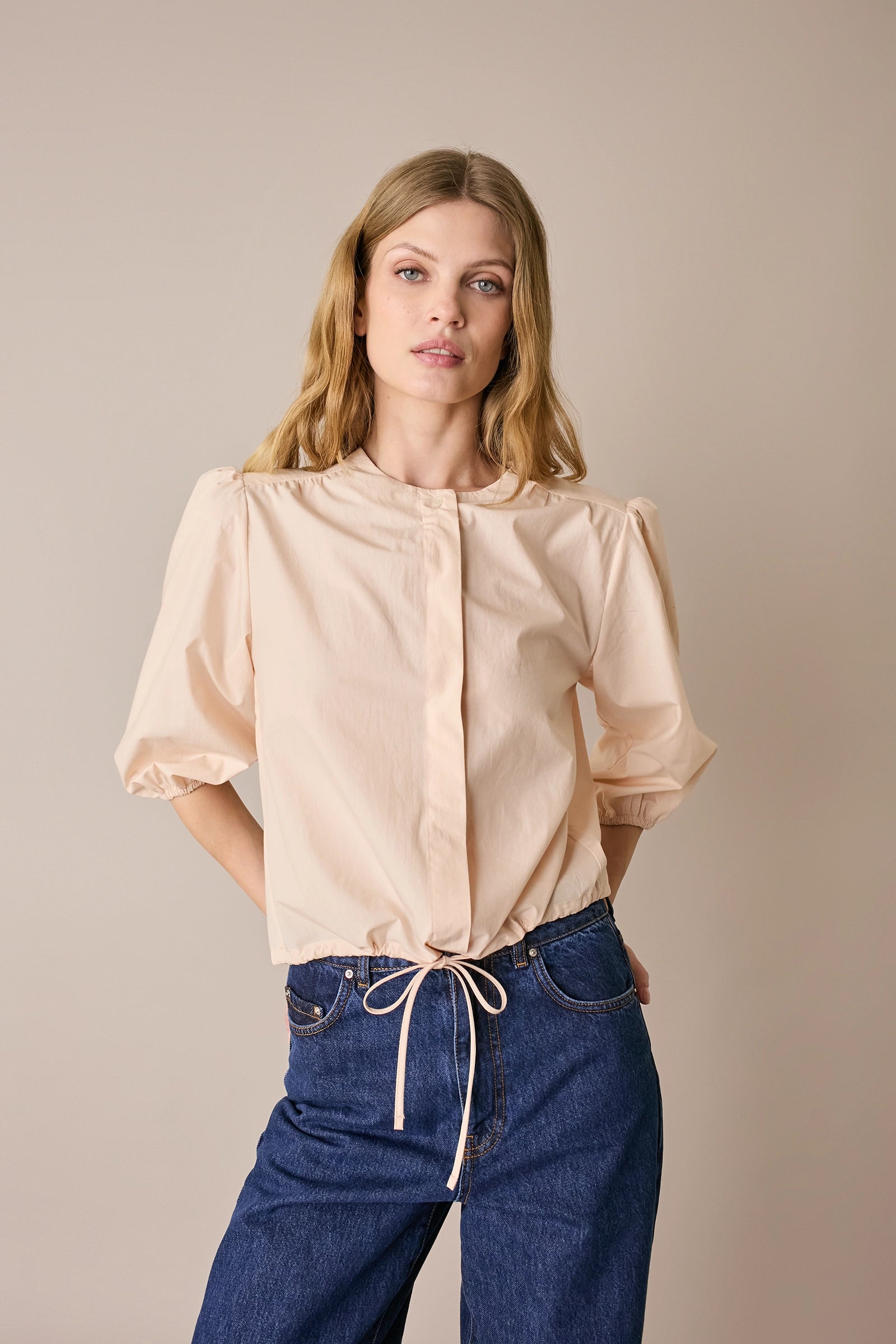 Camicia arricciata