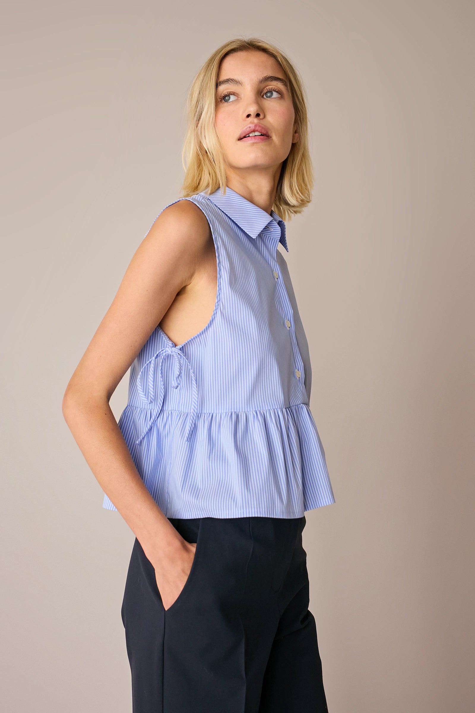 Camicia con fiocchetti