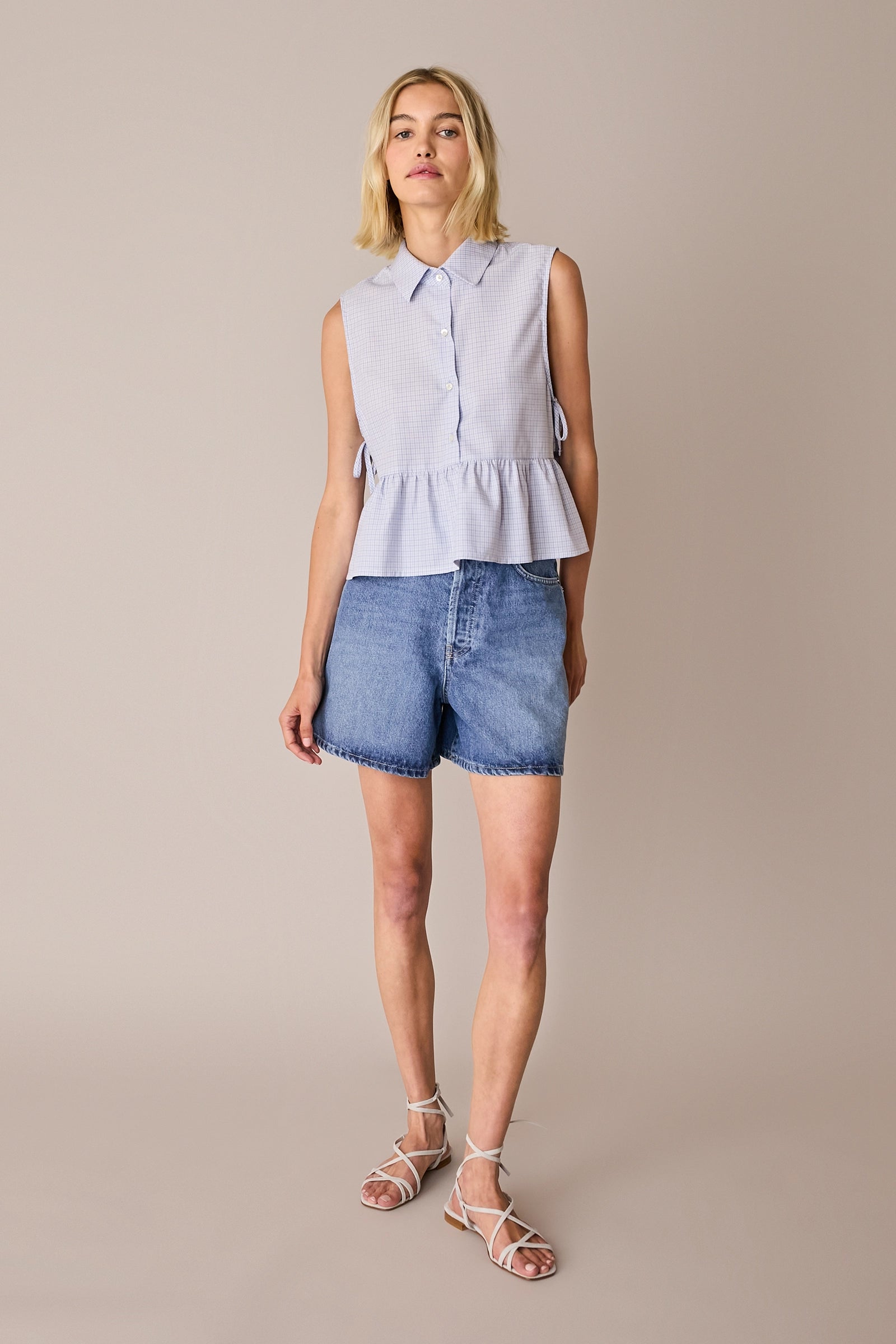 Camicia con fiocchetti