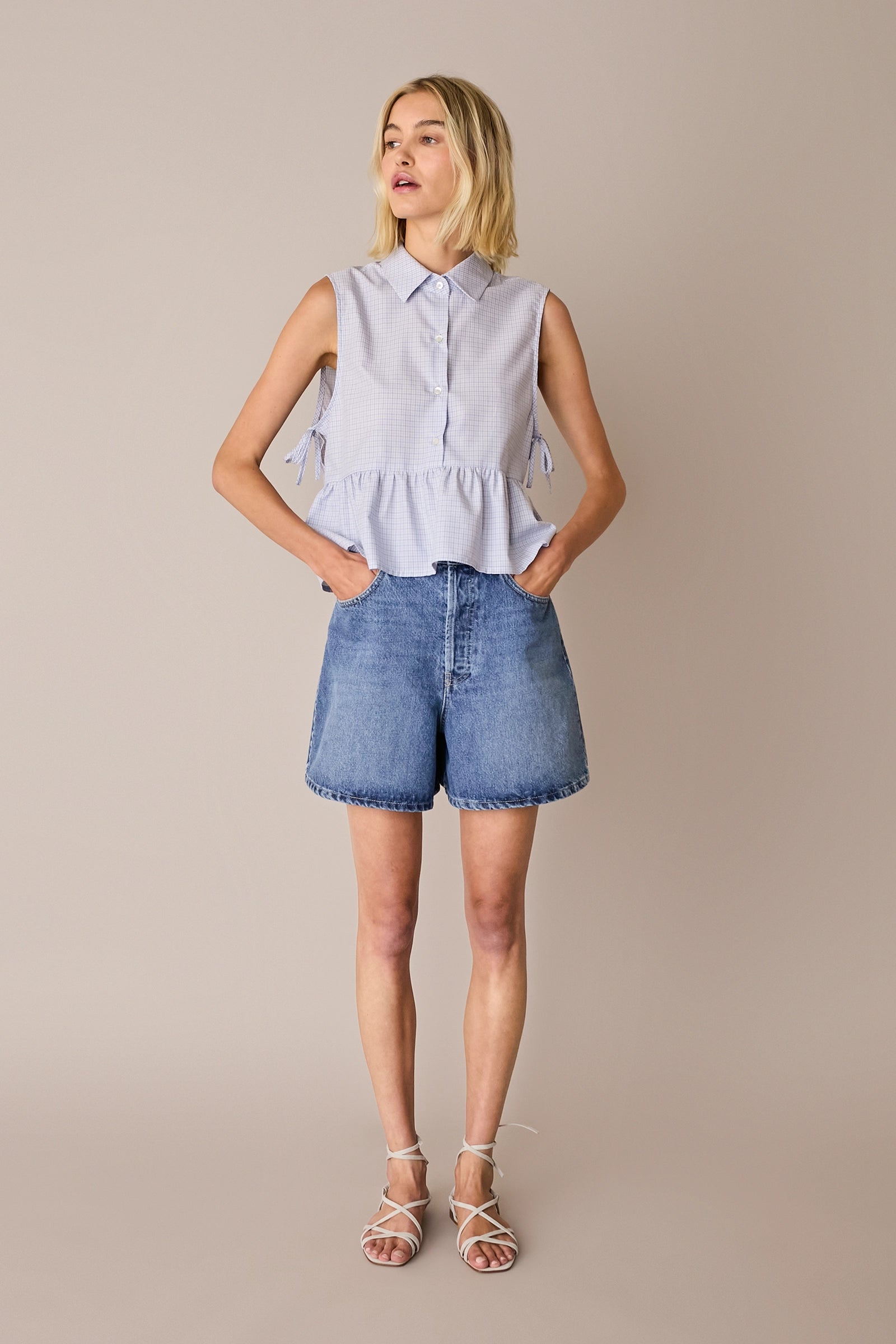 Camicia con fiocchetti