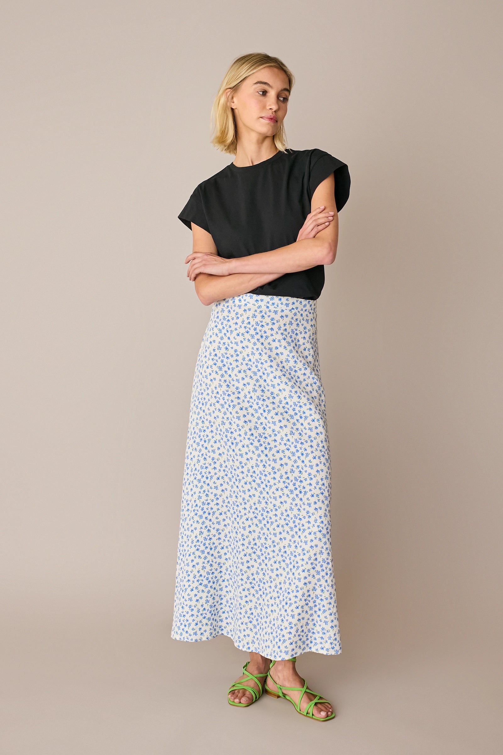 T-shirt con maniche a kimono