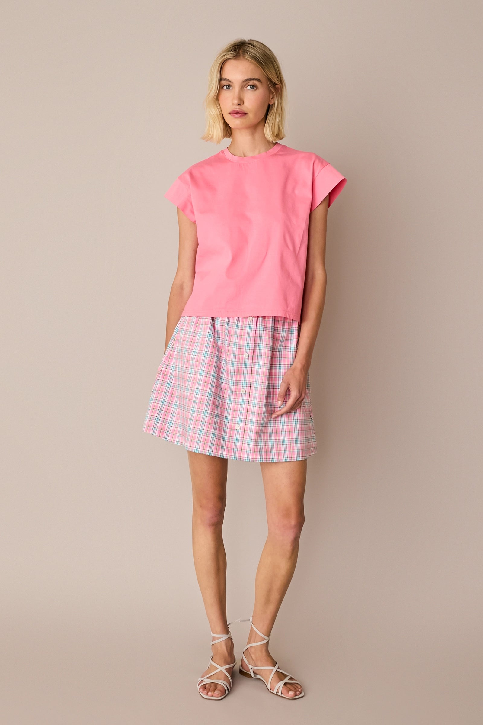 T-shirt con maniche a kimono