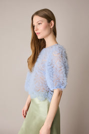 Top in tulle