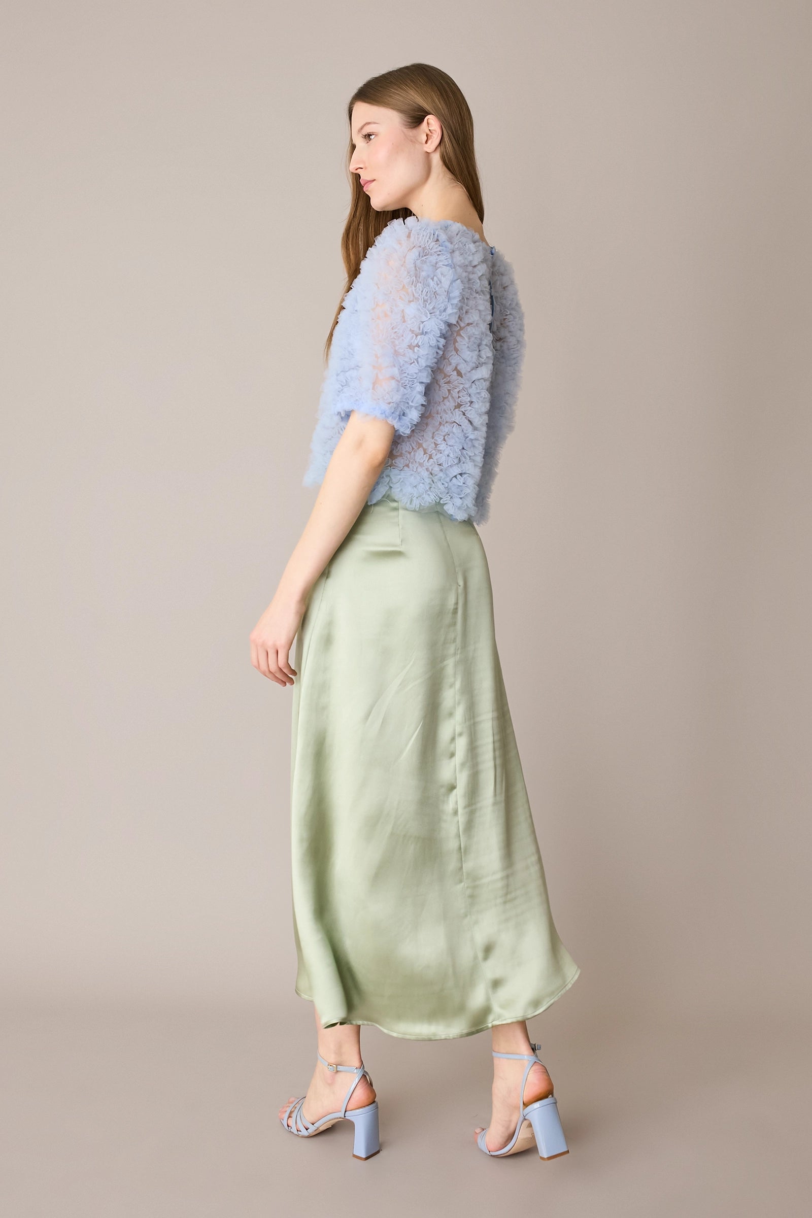 Top in tulle