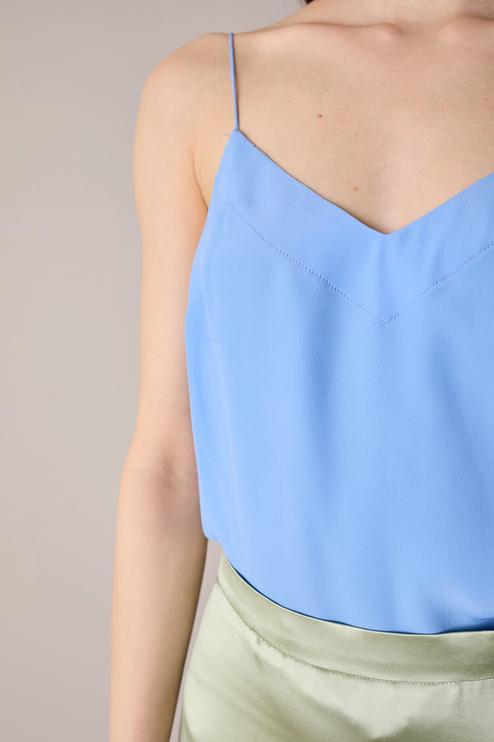 Silk-blend top 