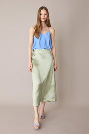 Silk-blend top 