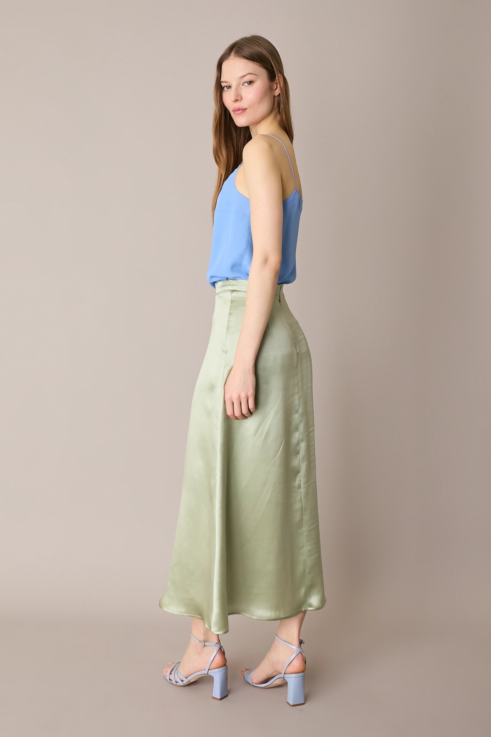 Silk-blend top 
