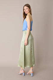 Silk-blend top 