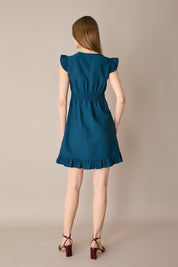 Abito chemisier con volant