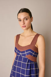 Multicolour linen dress