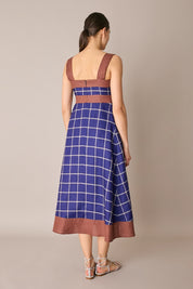 Multicolour linen dress