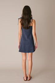 Abito in lino stretch