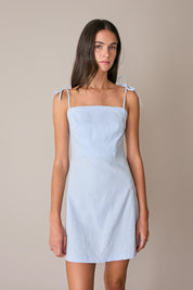 Abito in lino stretch
