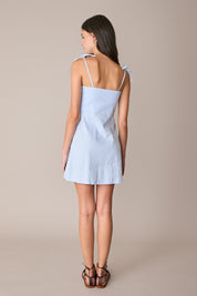 Abito in lino stretch