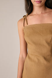 Abito in lino stretch