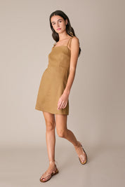 Abito in lino stretch