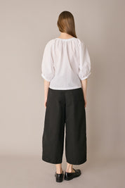 Pantaloni ampi in cotone