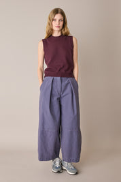 Pantaloni ampi in cotone