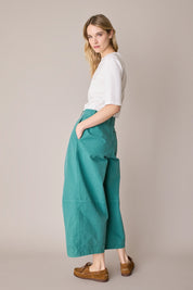 Pantaloni ampi in cotone