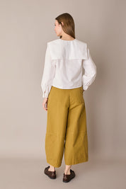 Pantaloni ampi in cotone