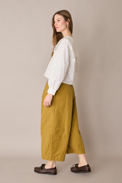 Pantaloni ampi in cotone