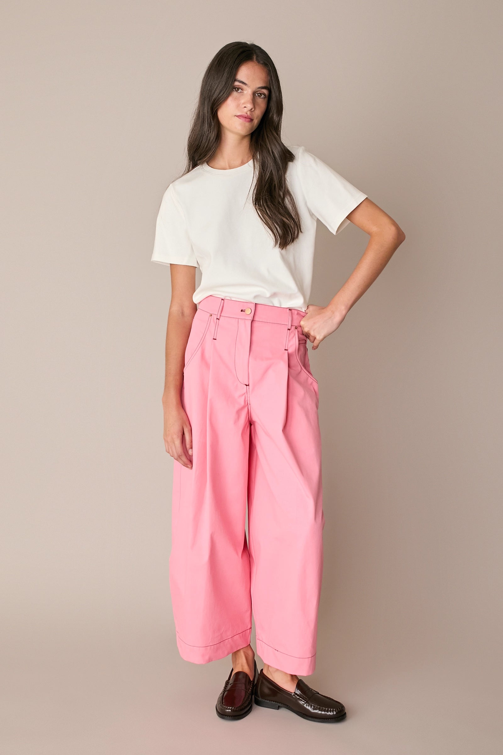 Pantaloni con impunture a contrasto – Everyday Wear