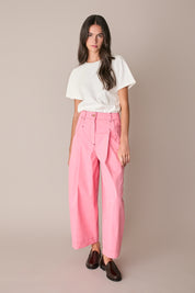Pantaloni con impunture a contrasto – Everyday Wear