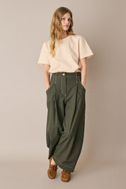 Pantaloni con impunture a contrasto – Everyday Wear