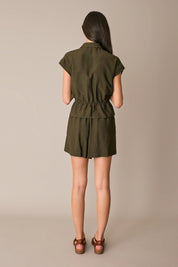 Pantaloncini fluidi con elastico