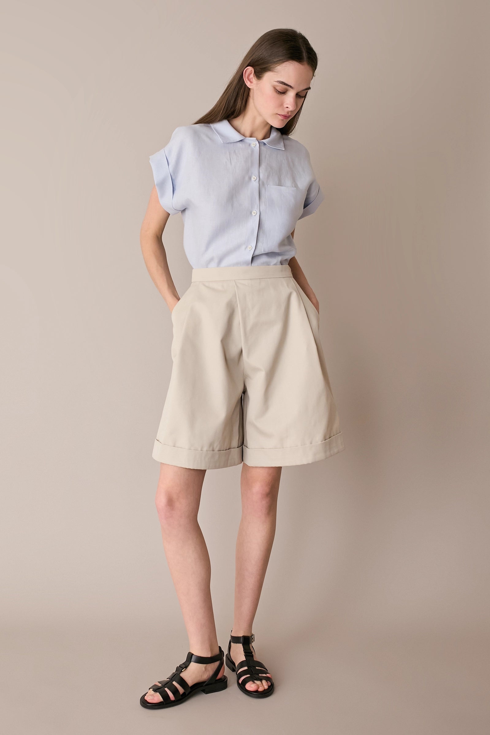 Tailored bermuda shorts