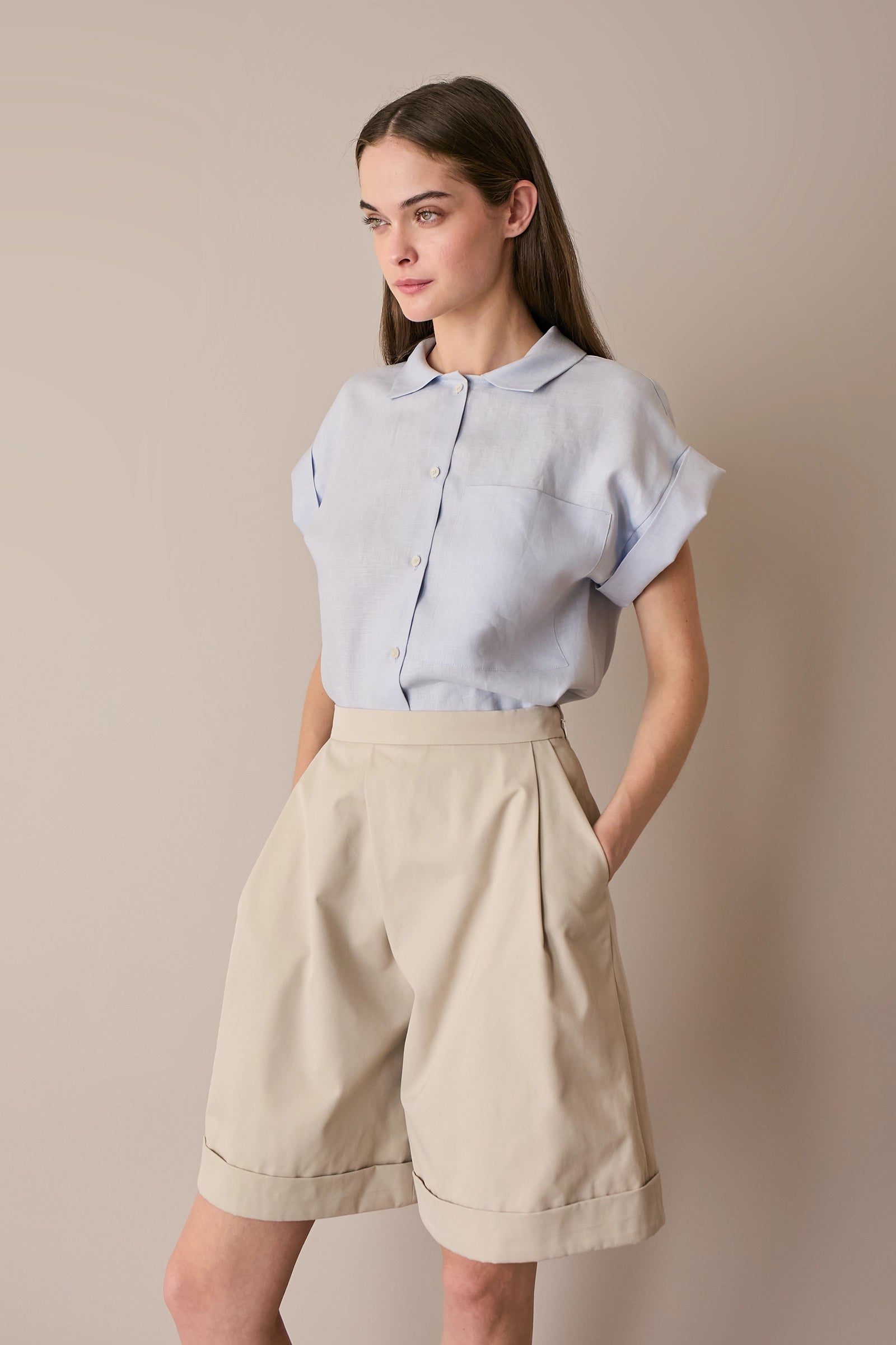 Tailored bermuda shorts
