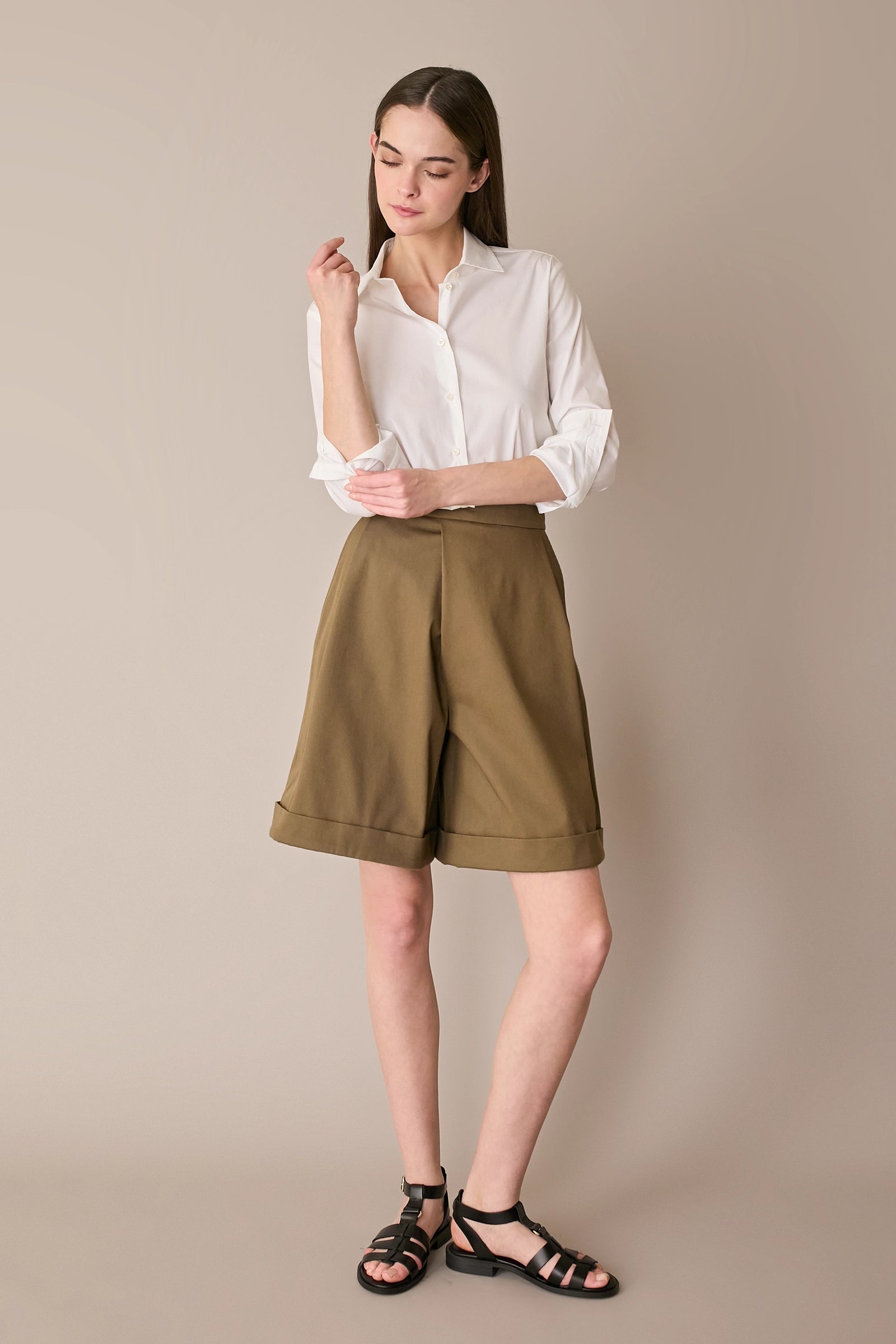 Tailored bermuda shorts