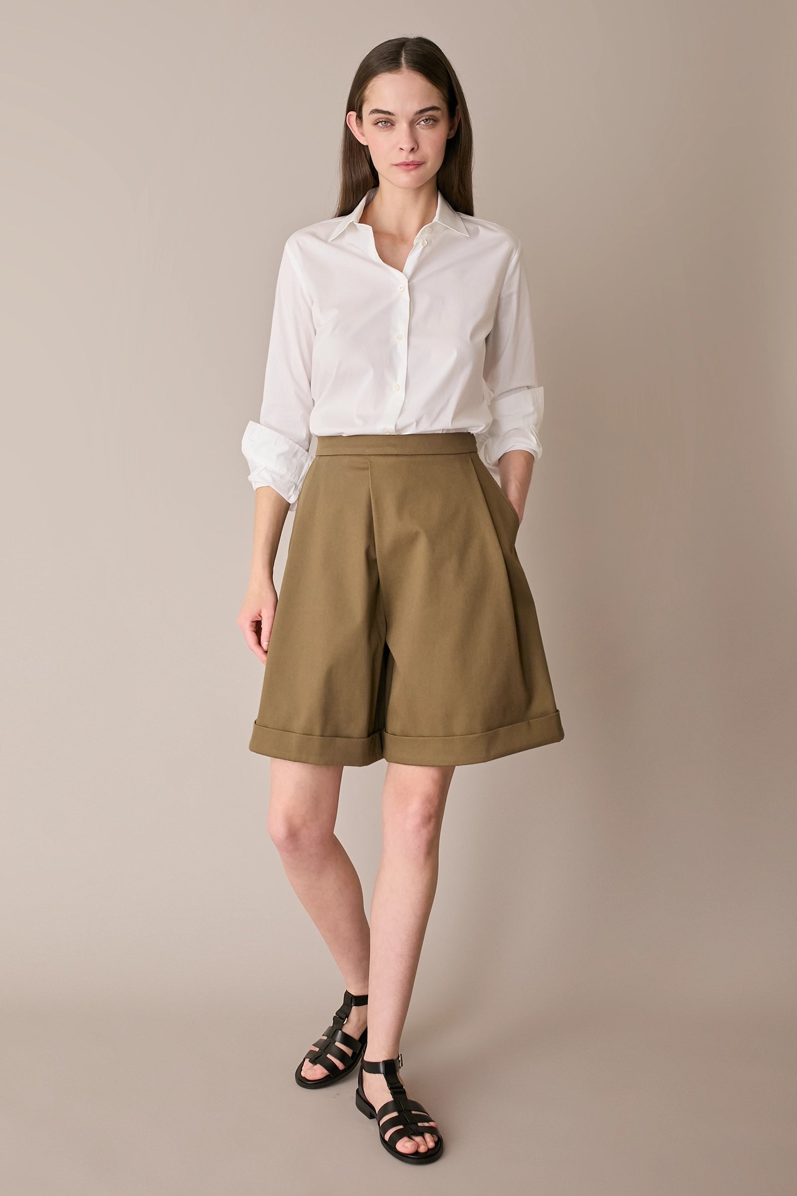 Tailored bermuda shorts