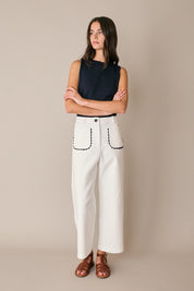 Pantaloni lunghi con serpentina