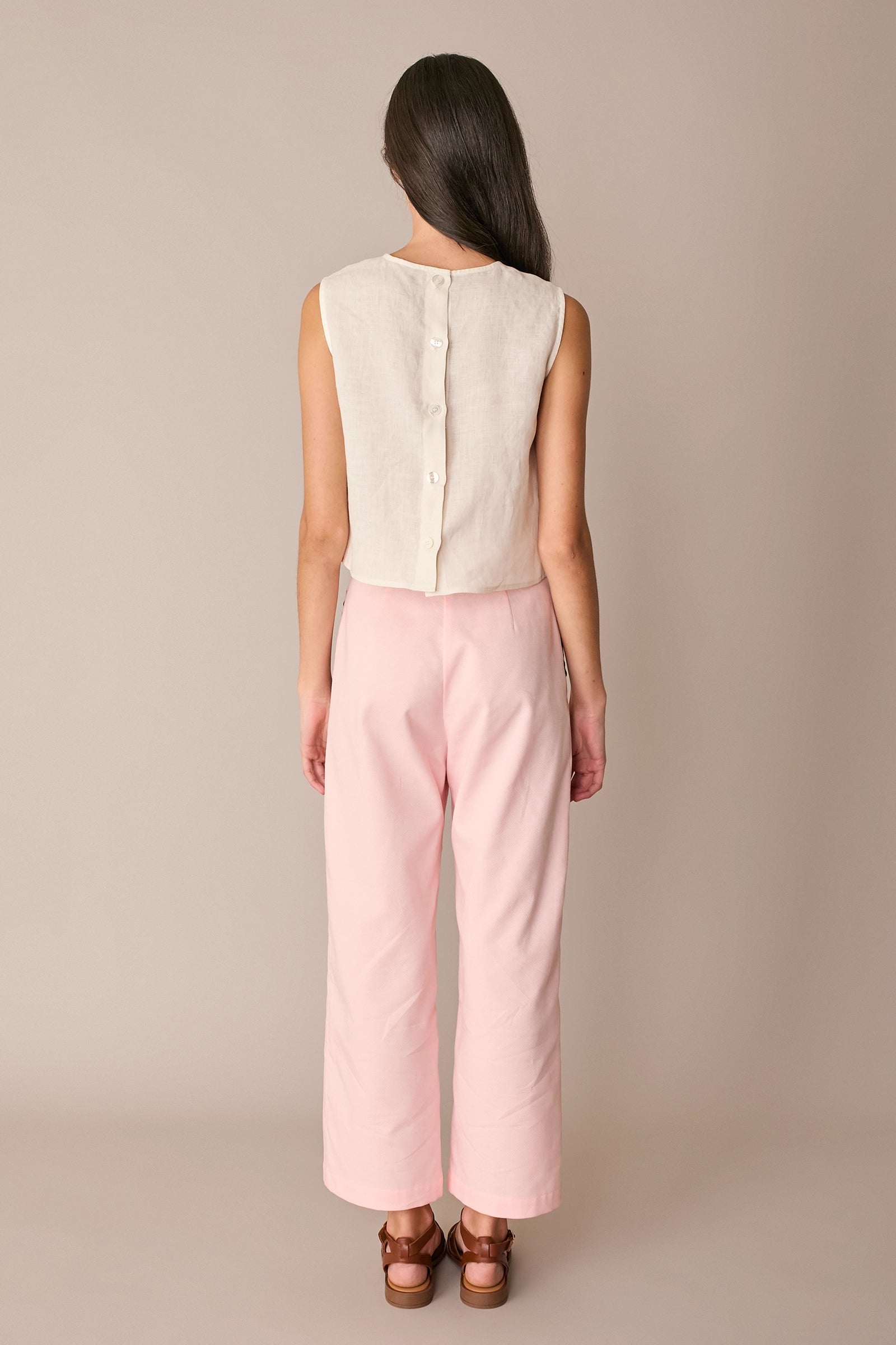 Pantaloni lunghi con serpentina
