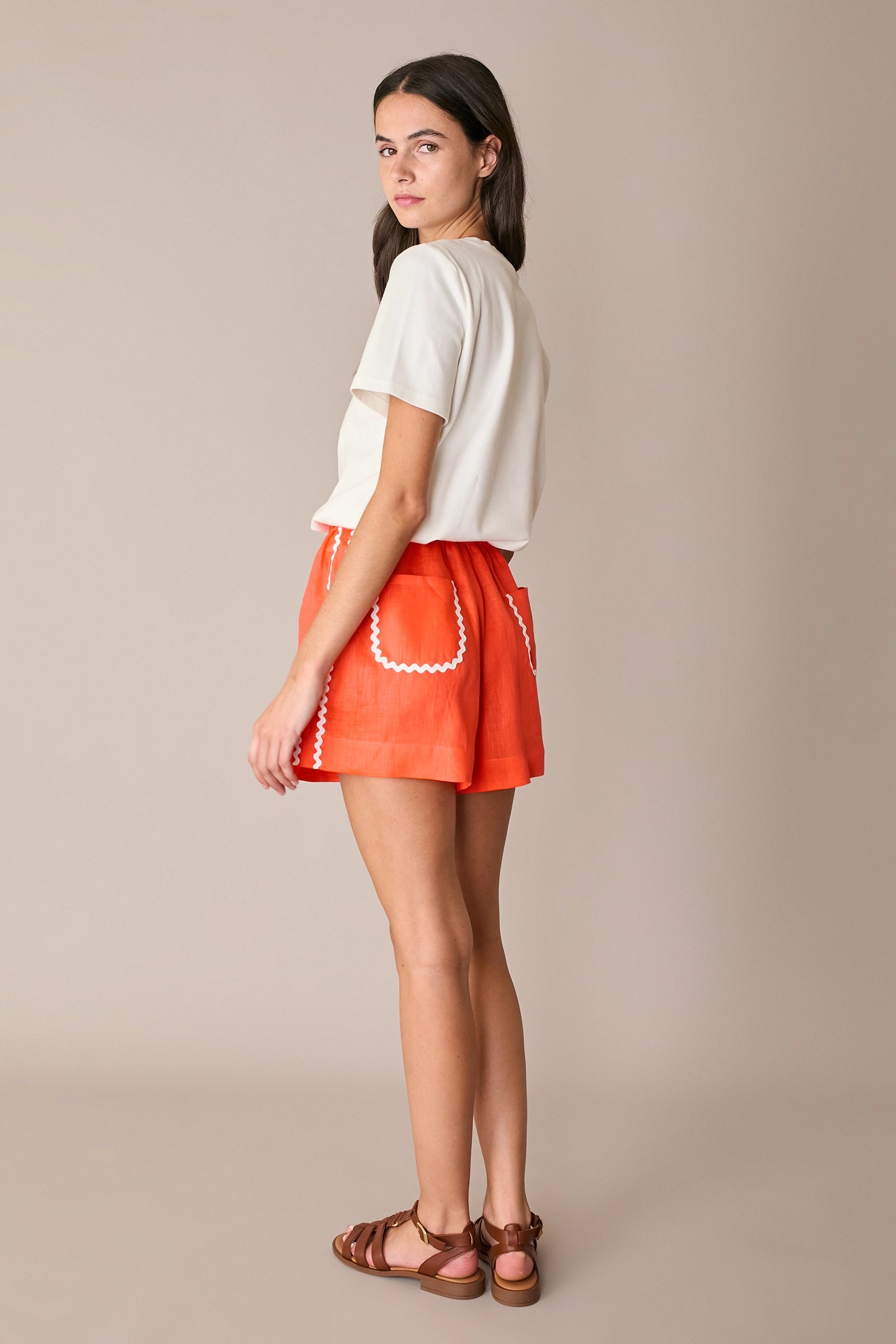 Shorts con serpentina