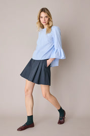 Shorts in cotone con pinces