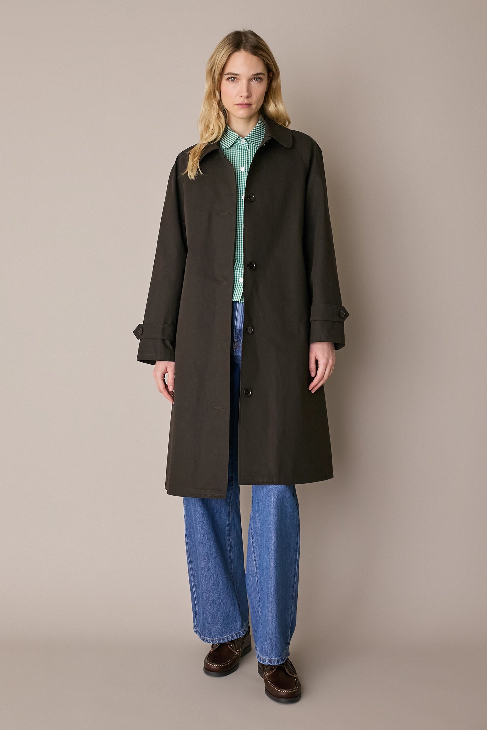 Trench in cotone