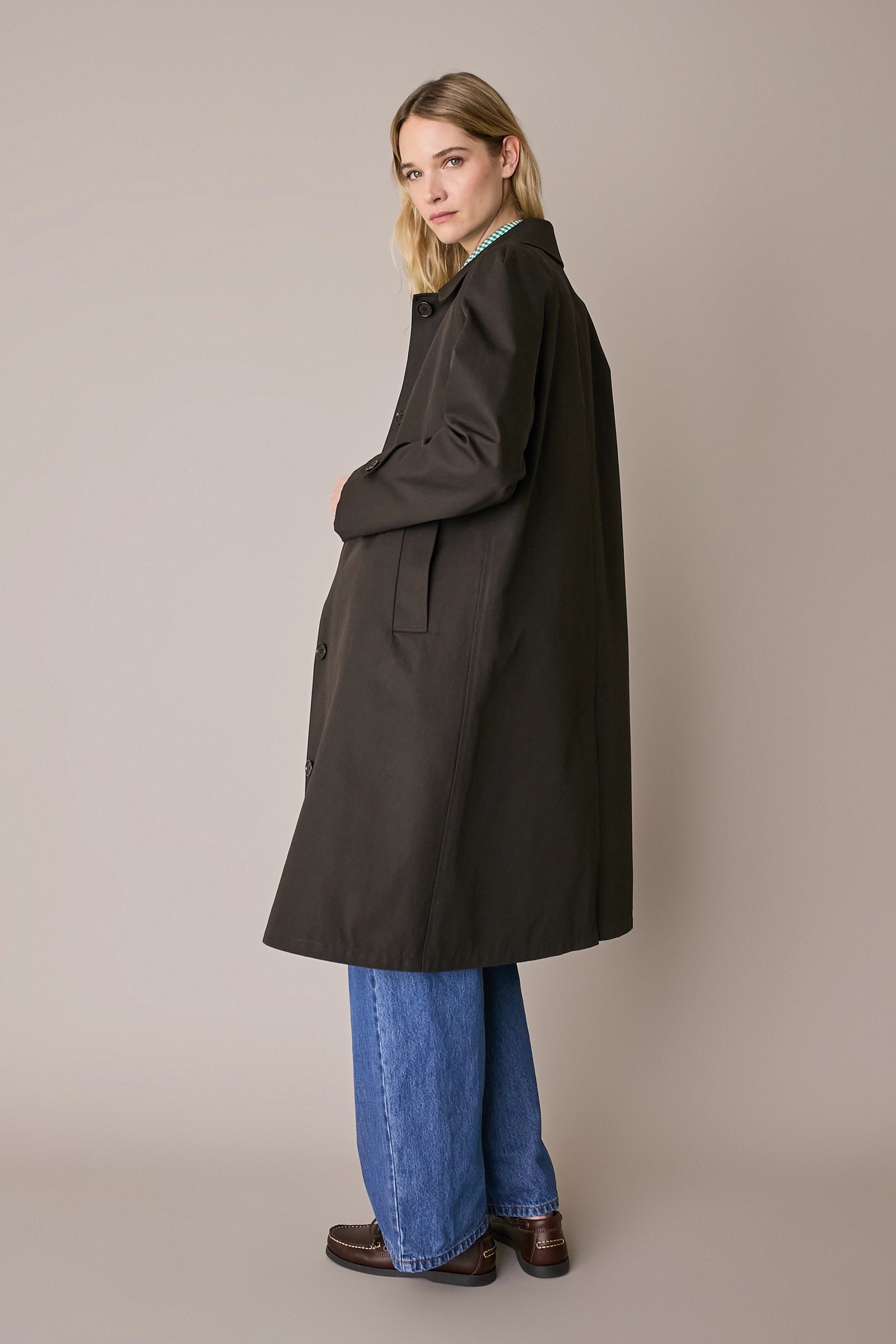 Trench in cotone